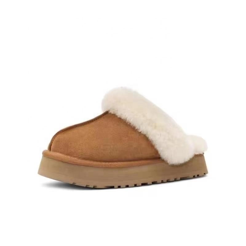 Women's Madge Fuzzy Slippers with Comfort Memory Foam, Slip-on Warm Outdoor Indoor House Shoes