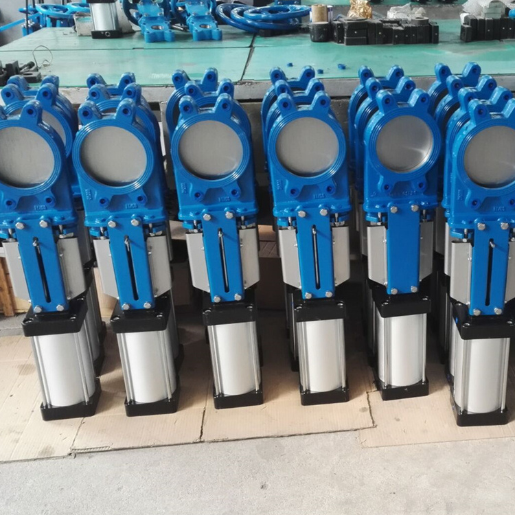 rising stem pneumatic knife gate valve PN10 China factory Direct