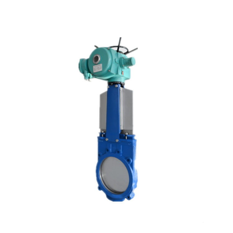 Electric  Knife Sliding Gate Valves with cast iron body factory sales