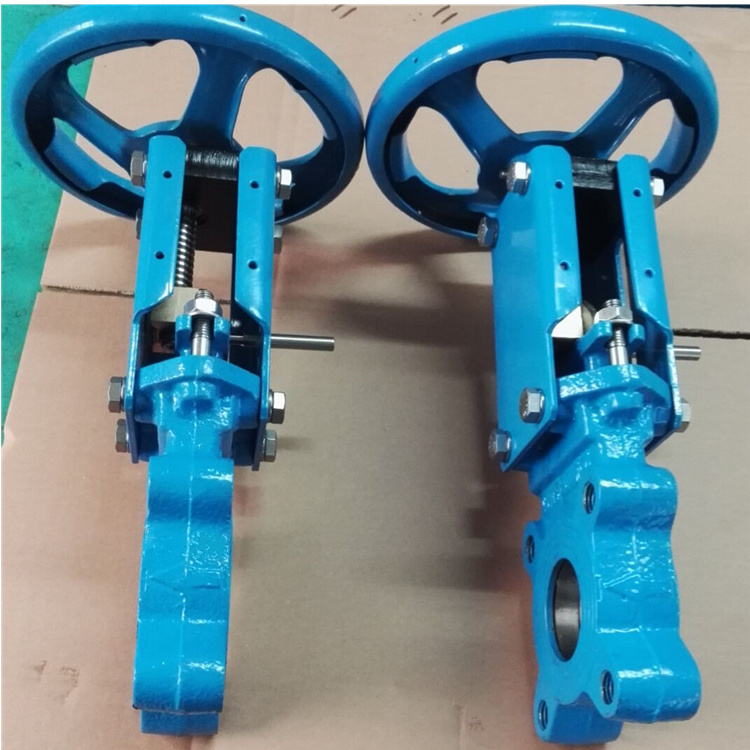 Lug Type Rising Stem  Knife Gate Valve Hand wheel  Operated made in China factory