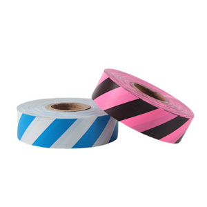 Hot Selling PVC Printed marking tape non-adhesive flagging tape warning tape