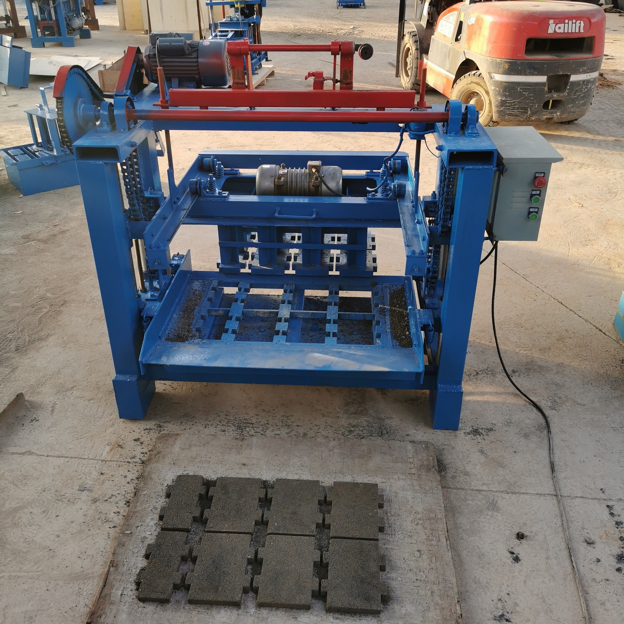 4-35 the cheapest hydraulic interlocking clay mud bricking machine compressed earth soil clay block brick making machine