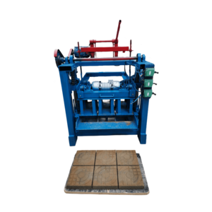 building construction machinery KM4-35 Semi-automatic concrete paving block machine Production of Spanish paving blocks