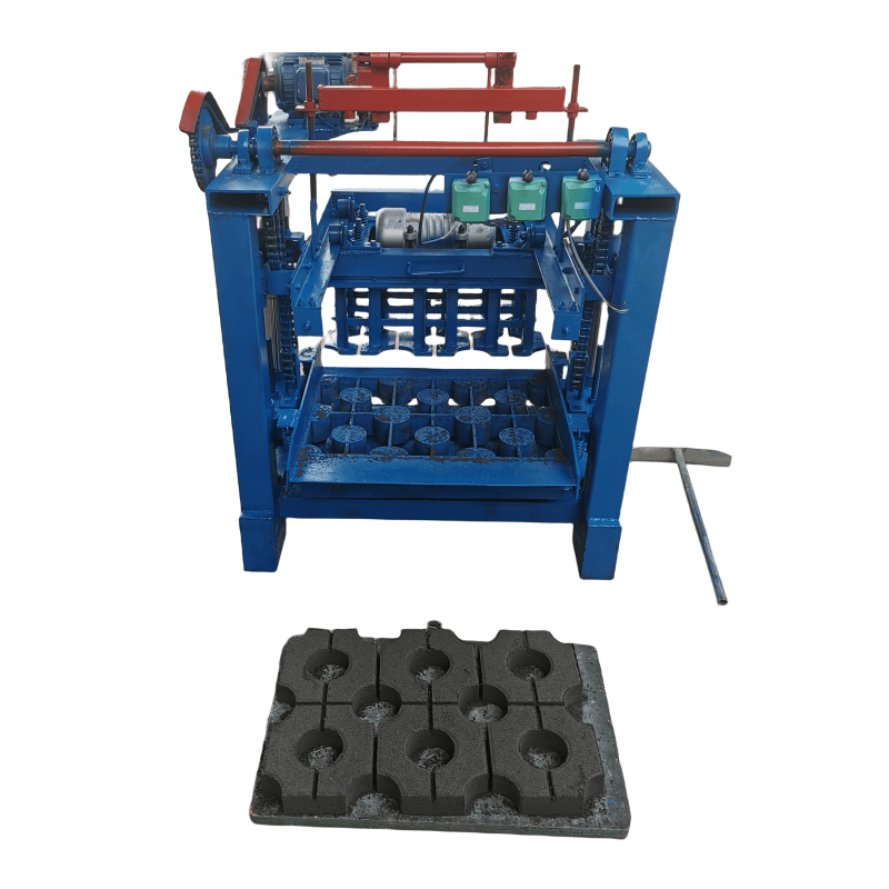 Low Cost Semi-Automatic Cement Block Making Machine Manual Interlocking Brick Machine Brick Laying Machine Make paving blocks