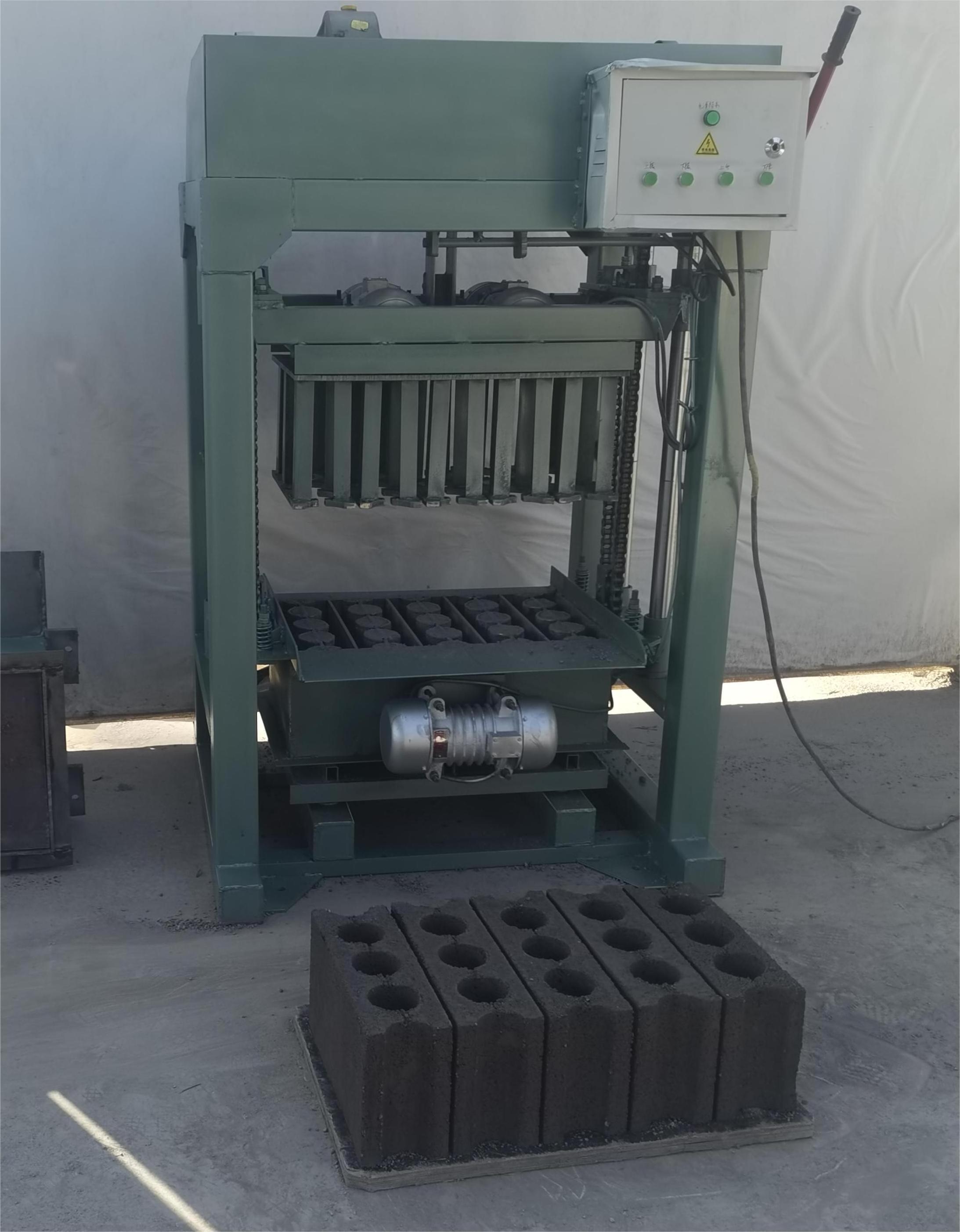 KM4-35B 400-200-200mm High quality block factory build well brick making machine interlock brick machine