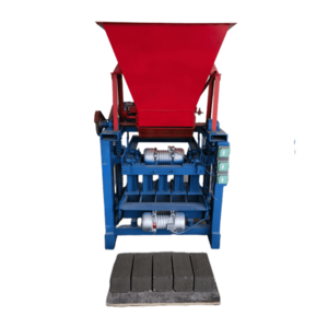 Best Selling Africa KM4-35A Concrete No Burn Block Brick Machine Producing 300-150-200mm LWH Solid Brick Cement Brick Machine