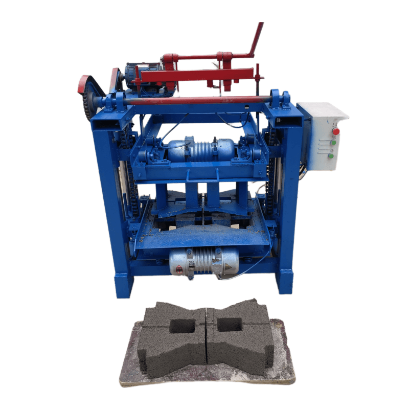 business ideas with small investment 2024 KM4-35 Semi-automatic Brick Making Machine Producing Panda Head Shaped Blocks