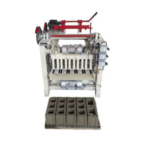 construction tools and equipment KM4-35 Semi-automatic Concrete Block Machine Produce 400-150-200mm LWH three-hole hollow bricks