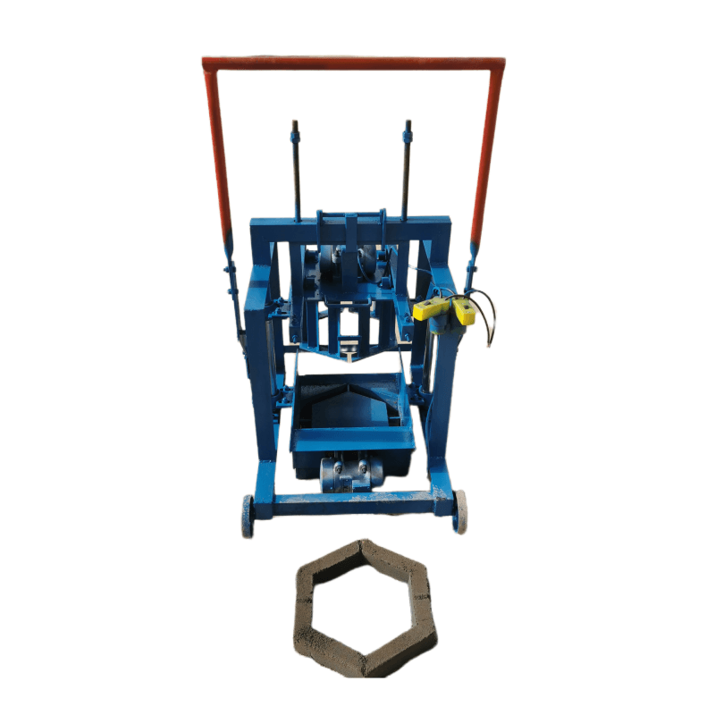 Customized KM2-45 Concrete Block Baking-free Brick Machine Producing hexagonal hollow block Manufacturer Direct Sale