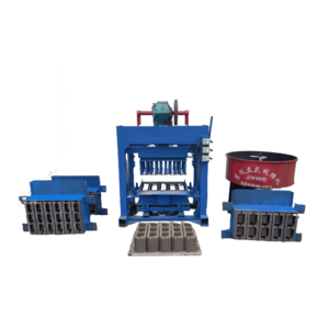 KM4-40 400-150-200mm Semi-Auto Red Block Machinery Earth Blocks Making Machines Clay Brick Making Machine Making Clay Block