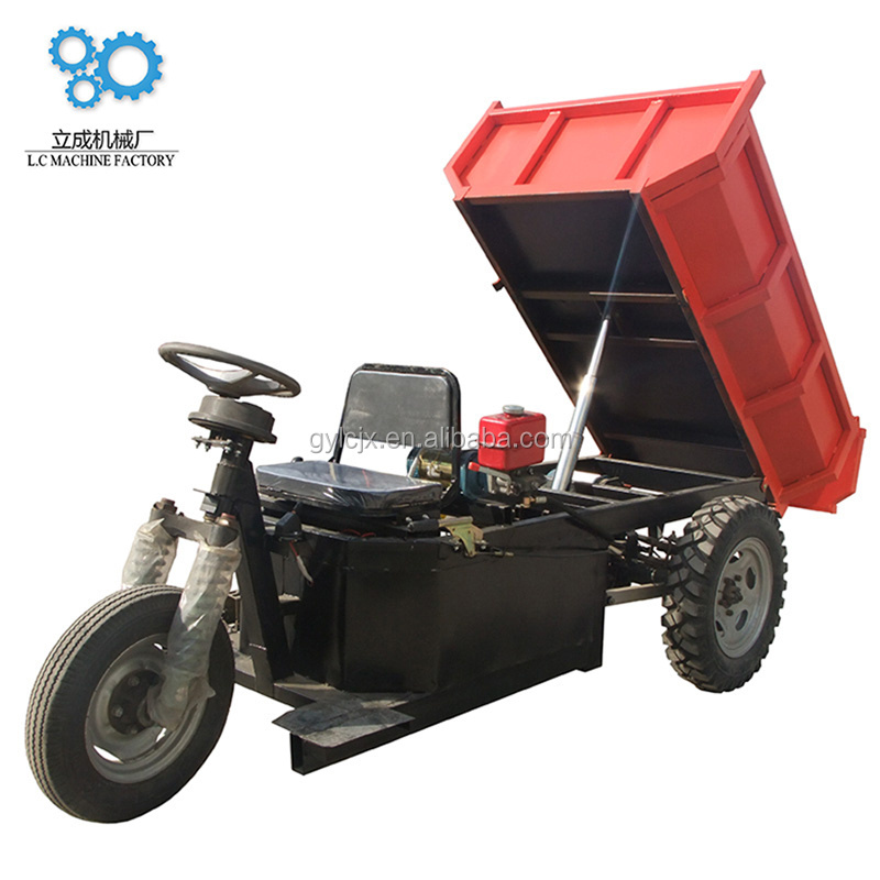 Licheng new type LC180 battery operated 2 ton dump truck / hydraulic electric mini dumper