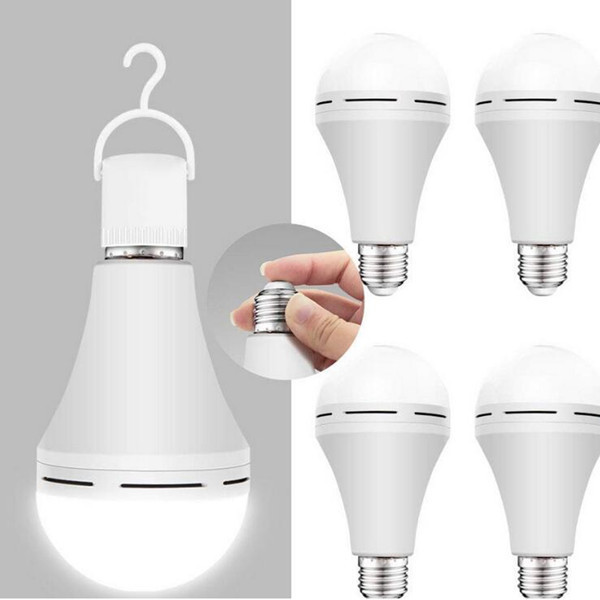 B22 E27 7w 9W 12W 15W LED emergency bulb 220v/110v LED rechargeable bulb for Family Use White light