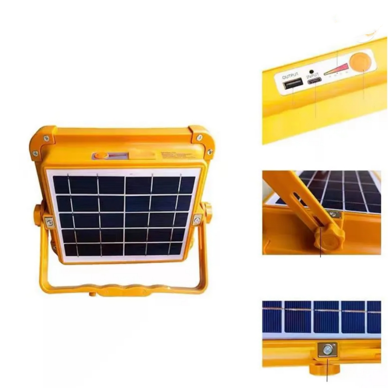 All in one Solar Emergency light with SOS signal Lighting For family back up power emergency light rechargeable solar