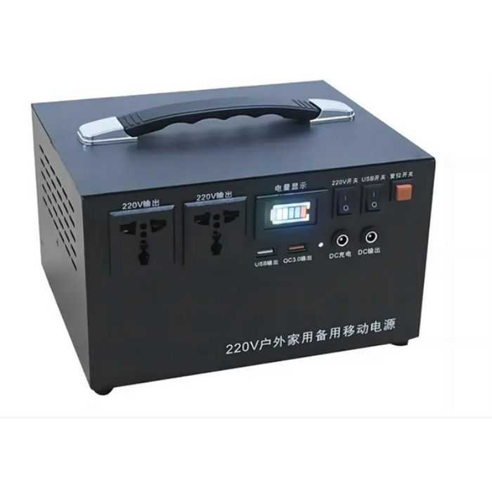 300w Modified Sine Wave Portable Power Station Solar Generator for Emergency Backup Power and Family Use