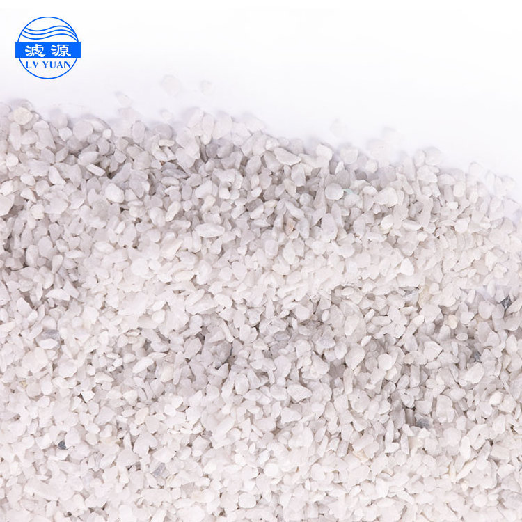 Lvyuan quartz sand ore mining plant rose quartz sand 8 mesh quartz sand