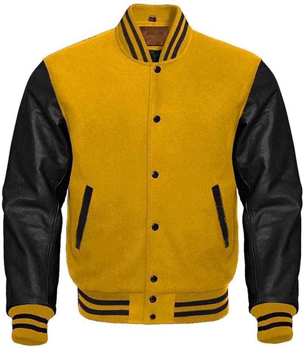 Custom Men's Wool letterman Real Leather Varsity Jacket Black with Red Color Embroidery Logos Patches and Labels jacket for men