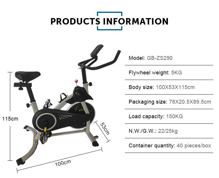 Home Cardio Training Exercise Spin Bike Health Indoor Fitness Cycling Magnetic Spinning Bike