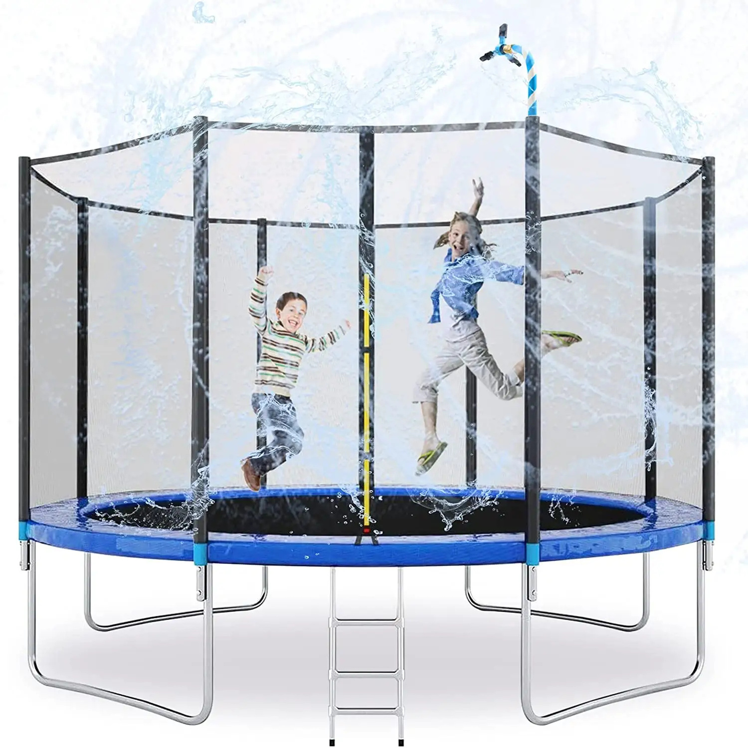 Manufacturer Adult Fitness Equipment 10ft 16ft Enclosures Round Kids Trampoline Outdoor With Safety Net