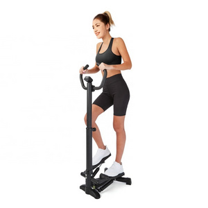 Gymbopro Sport Fitness Mini Twist Stepper Step Machine with LCD Monitor and Handle Bar Mini Exercise Bike