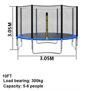 Big Professional Round Commercial In Ground Adult Fitness Sports 6FT 10FT 12FT Trampoline For Outdoor