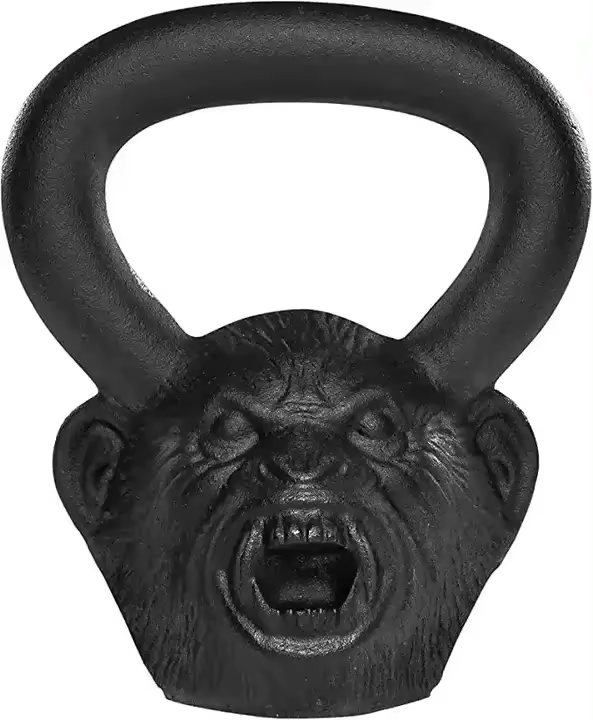 Fitness Competitive Gym Commercial Cast Iron Monkey Face Kettlebell Monkey