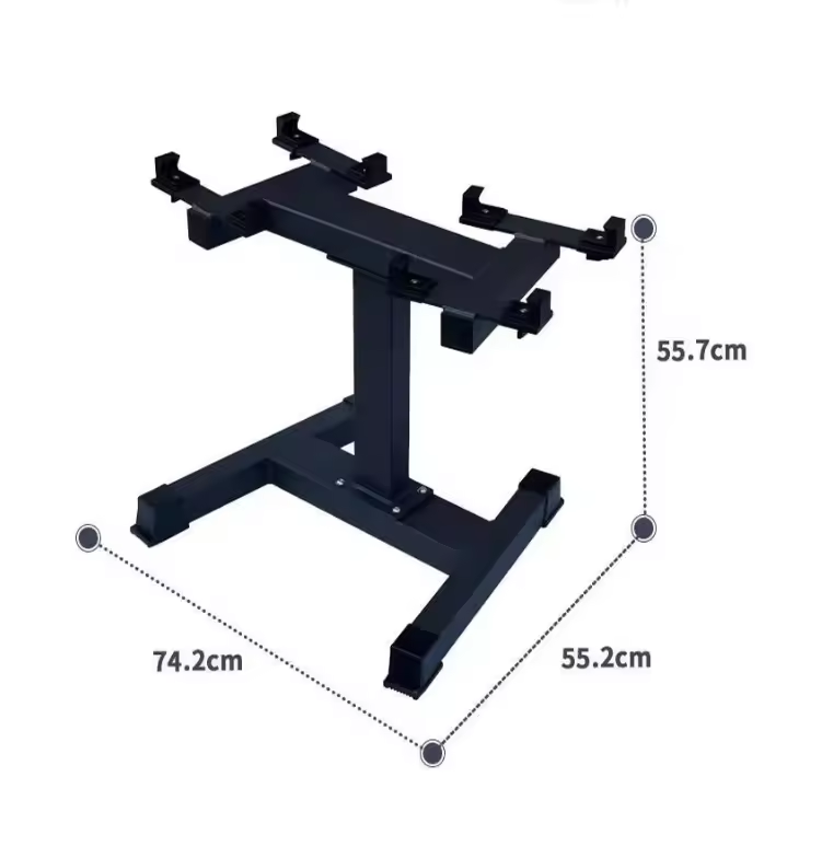 Gym Accessories Adjustable Weights Dumbbell Set 40KG Dumbbells Rack Stand