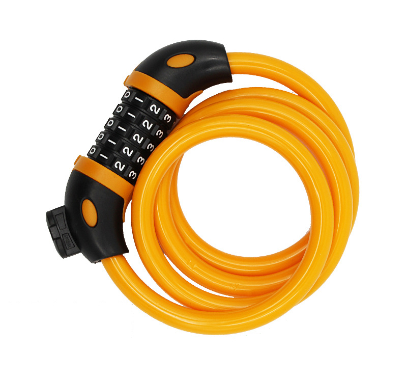 Password Chain Mountain Bike Lock Bicycle Combination Lock