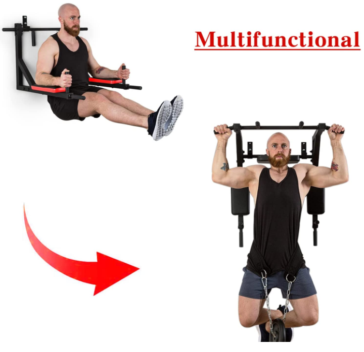 Multifunction Gym Exercise Wall Mounted Triangle Pull Up Bar Chin up Bar