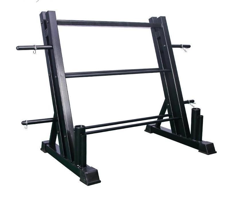 Commercial Gym Dumbbell Stand Gym Vertical Fixed Multifunctional 3 Tier Dumbbell Rack