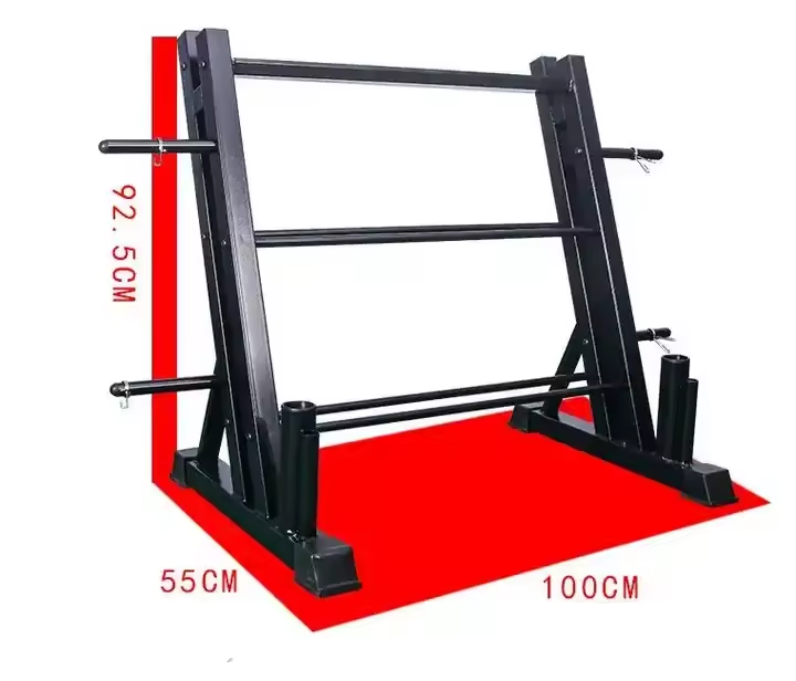 Commercial Gym Dumbbell Stand Gym Vertical Fixed Multifunctional 3 Tier Dumbbell Rack