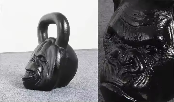 Fitness Competitive Gym Commercial Cast Iron Monkey Face Kettlebell Monkey