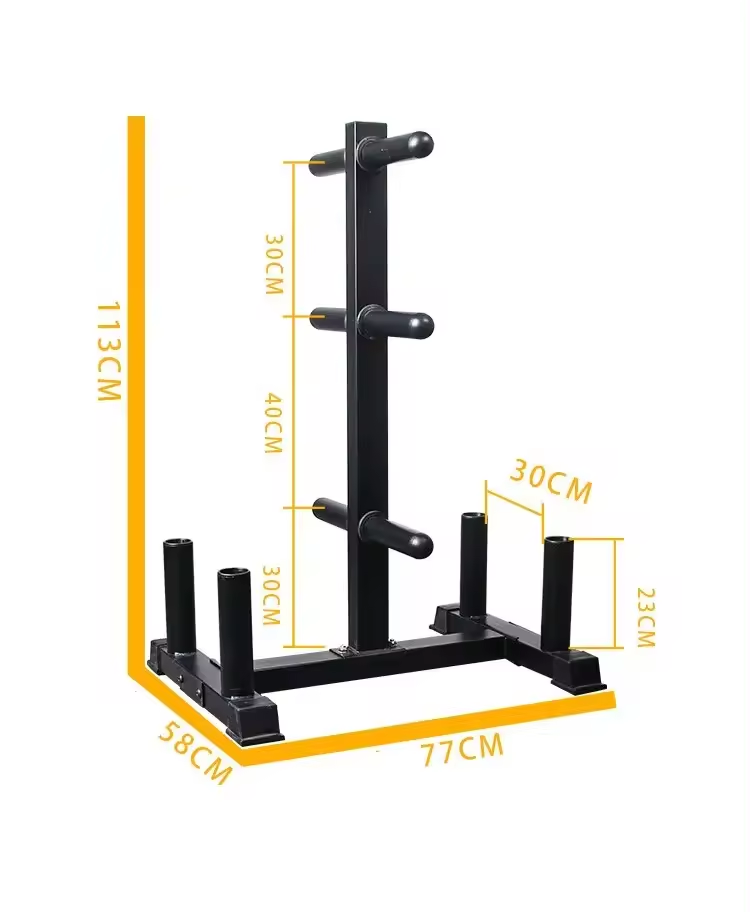 Barbell Storage Rack for Weights and Bar Hanging Weight Plates