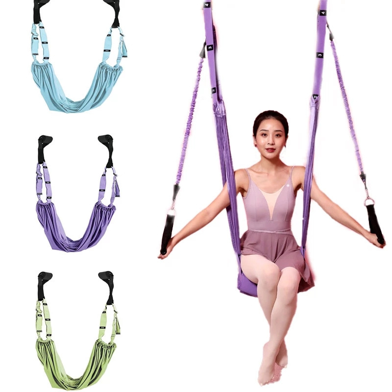 Full Set Handles Anti-gravity Aerial Yoga Ceiling Hammock Hanging Swing Chair