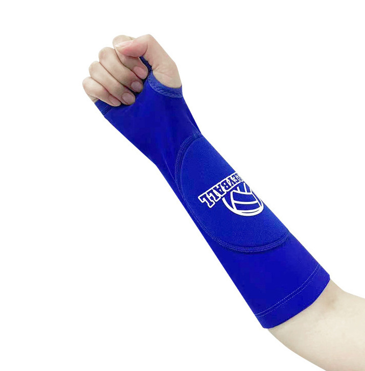 Volleyball Arm Sleeves Passing Hitting Thumb Hole Padded Wrist Volleyball Sleeves