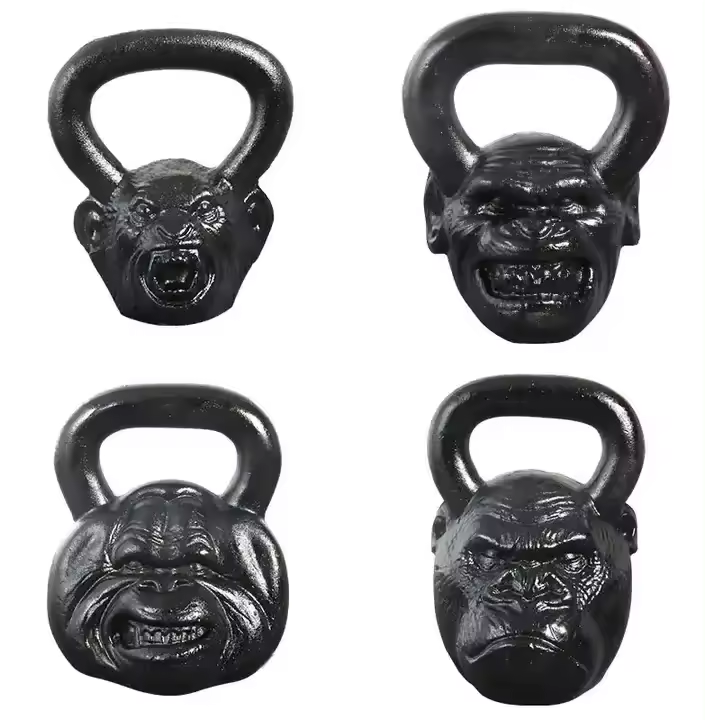 Fitness Competitive Gym Commercial Cast Iron Monkey Face Kettlebell Monkey