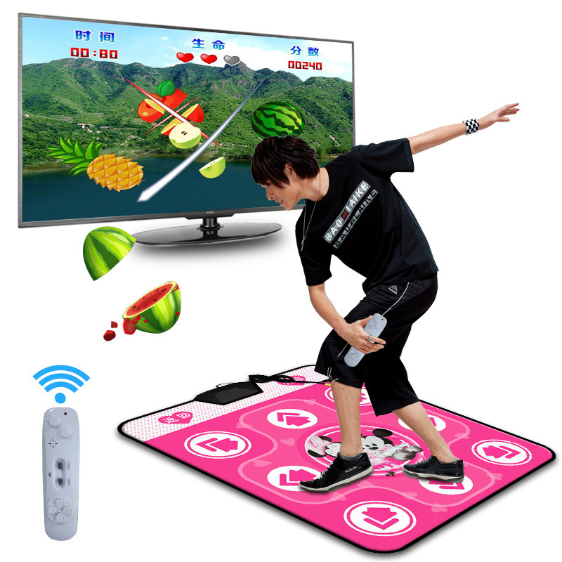 Non slip Dance Step Single Dance Mat Dancer Exercise Blanket TV Games Dance Pad Mat