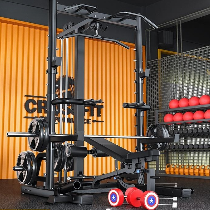 Multifunctional Training Machine Bodybuilding Station Home Gym Fitness Multifunction Trainer Smith Machine