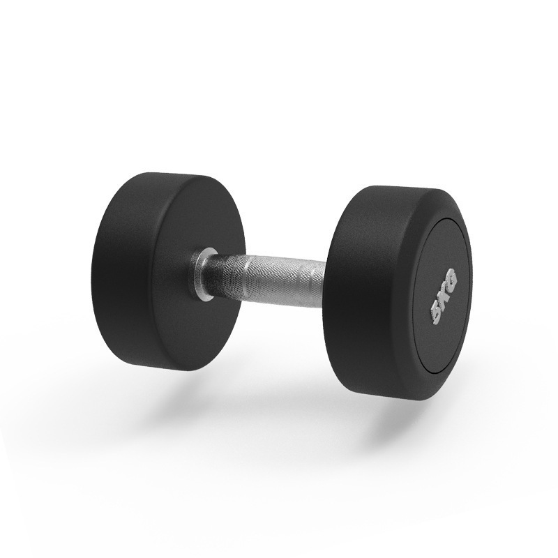 Hot Sale Home Fitness Gym Equipment Weight Lifting Wholesale Round Head Dumbbells Set Round Rubber Dumbbell