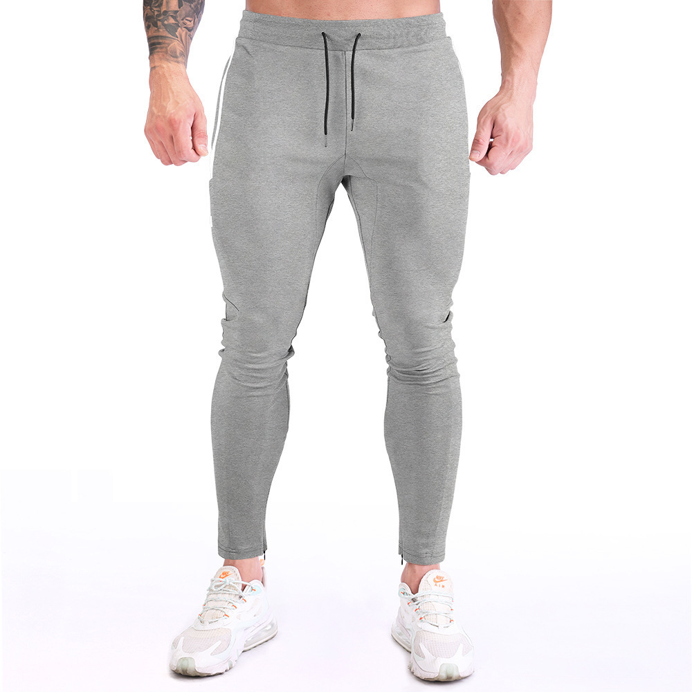 Men's Soft Stretch Slim Fit Active Basic Jogger Pants With Side Phone Pockets