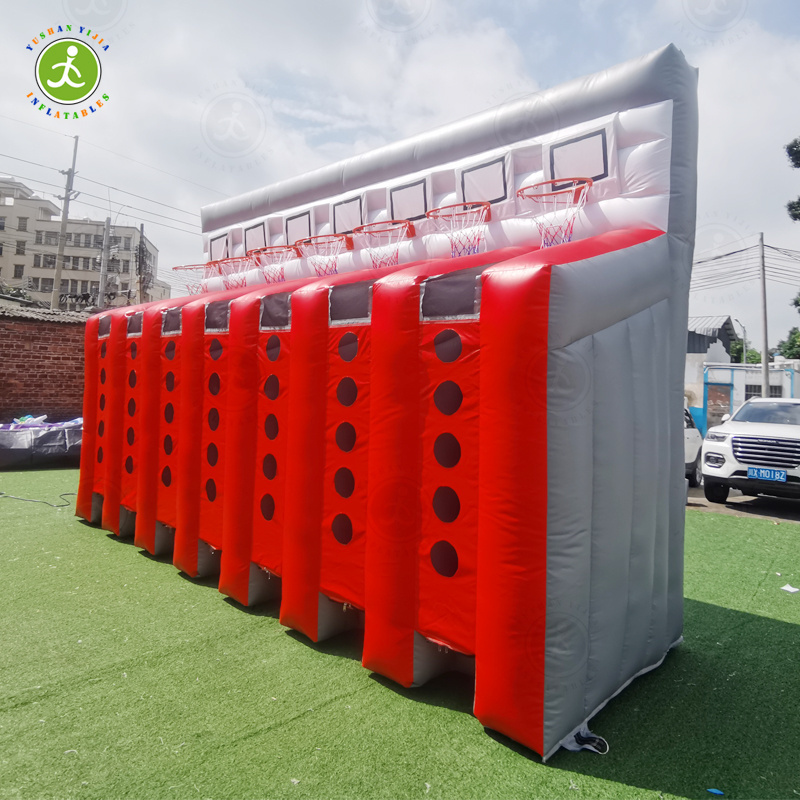 Popular Inflatable Basketball Connect 4 Game Inflatable Connect Four Carnival Game