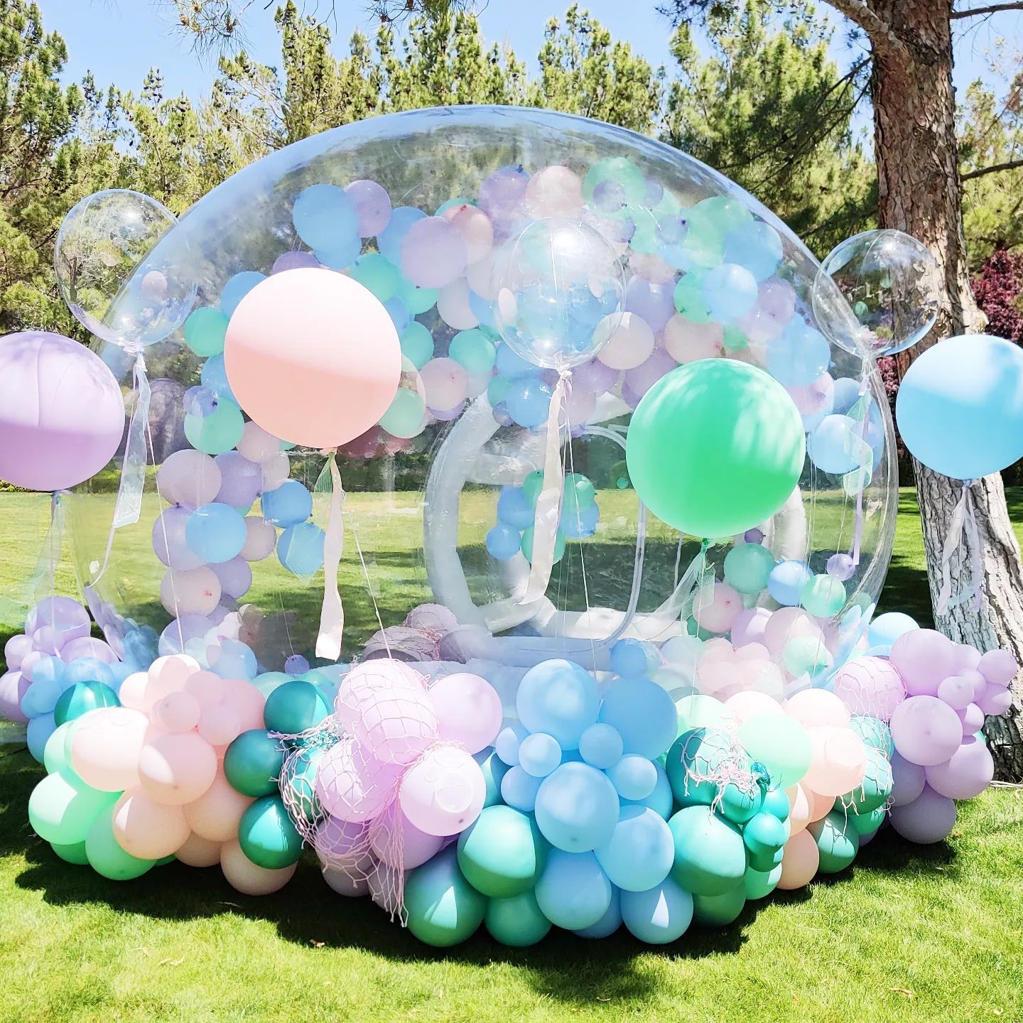 Outdoor Blow Up Party Clear Inflatable Bubble Balloon House Pop Up Bubble Pvc Tent Igloo Dome Transparent