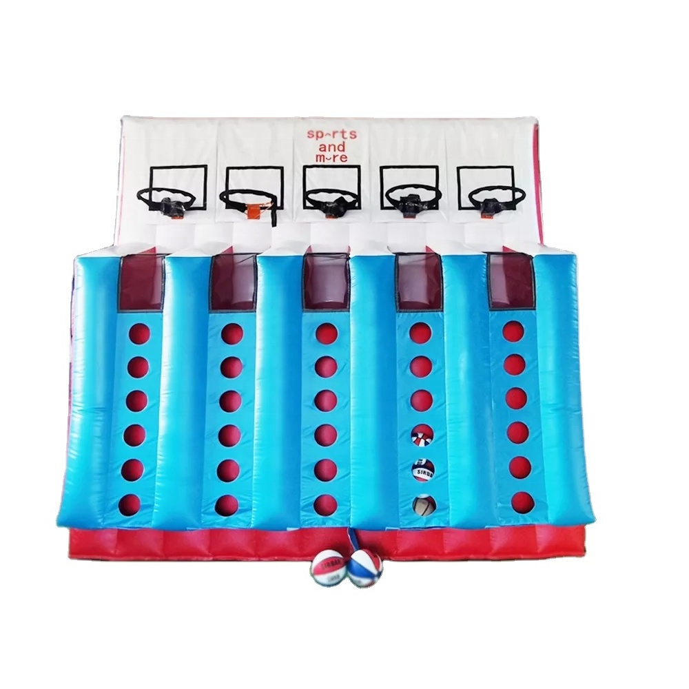 Inflatable Basketball Game Shooting Inflatable Basketball Connect 4 Carnival Game For Party