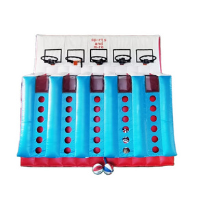 Inflatable Basketball Game Shooting Inflatable Basketball Connect 4 Carnival Game For Party