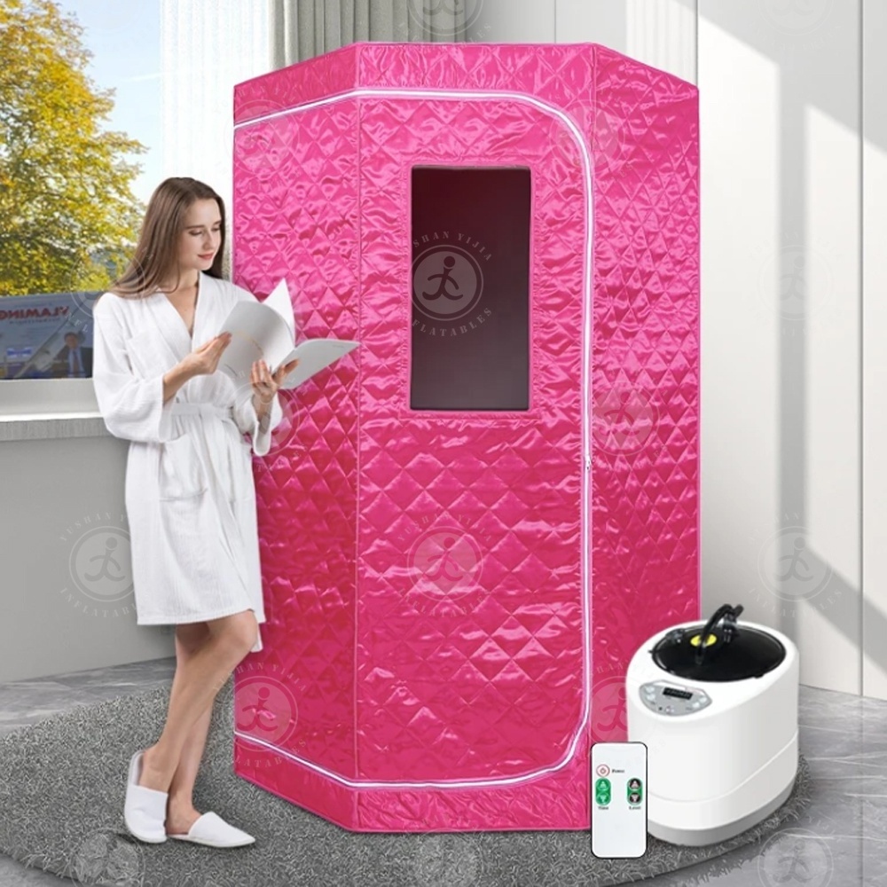 PORTABLE  Steam Sauna/ Infrared Sauna Rooms Portability Infrared Dry Sauna Tent with 4L steam Generator