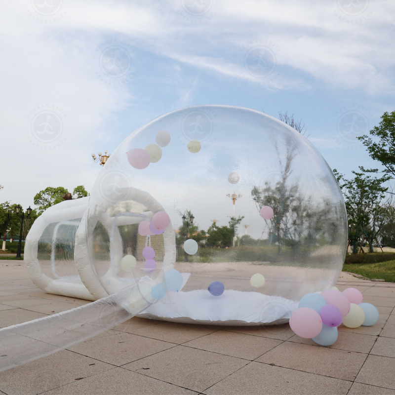 Quick Delivery Inflatable Bubble Tent House Air Balloon kids room inflatable igloo transparent