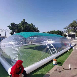 NEW Inflatable TPU Hot Tub Swimming Pool Solar Dome Cover Tent