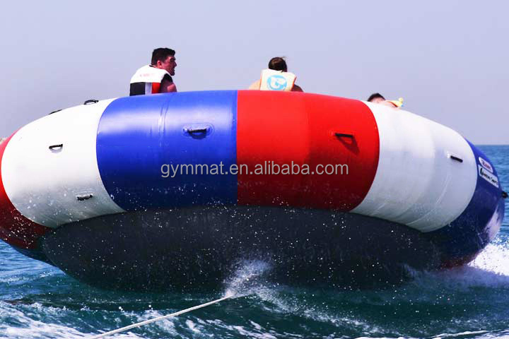 New Inflatable Disco Boat Water Toy Inflatable Crazy Ufo Boat Game