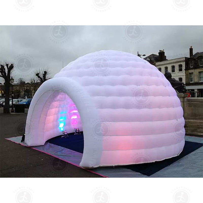 Garden Outdoor Inflatable Wedding Tent Large Party Tent Rentals Air Sealed Inflatable Ice Dome Tent