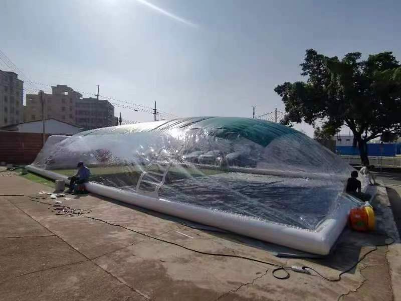 NEW Inflatable TPU Hot Tub Swimming Pool Solar Dome Cover Tent