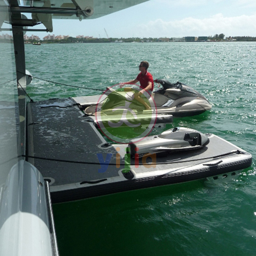 Floating Dock Inflatable Platform Inflatable Modular Floating Pontoon for Jet Ski